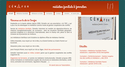 Desktop Screenshot of cemafor-mediation.org