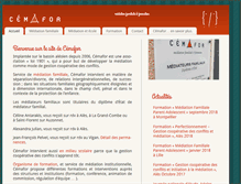 Tablet Screenshot of cemafor-mediation.org
